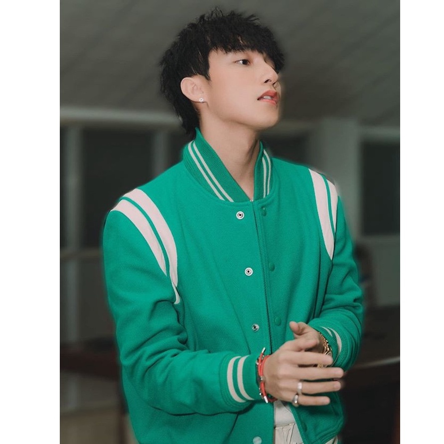 Áo Bomber Varsity SLP Saint La*urent Teddy YSL Sơn Tùng MTP Hot Trend Full Màu