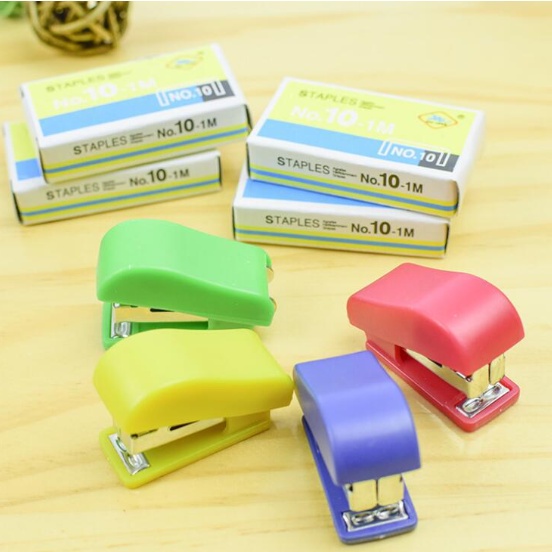 🍉Máy dập ghim mini 4*1,7*2,8cm  DUASHOP