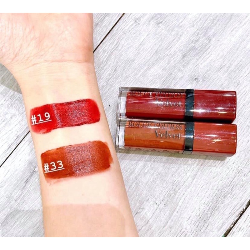 Son BJ 33 Bourjois velvet đỏ nâu