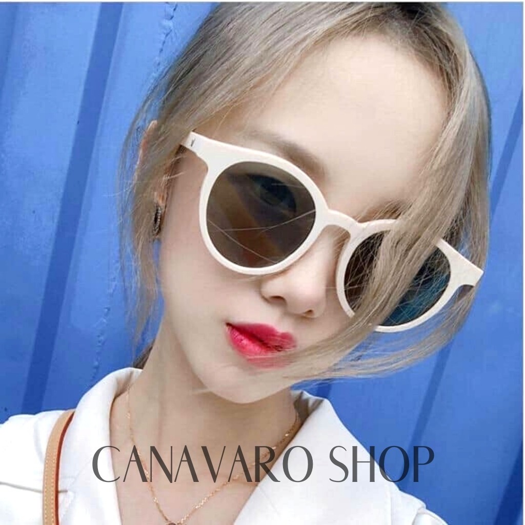 Kính Chữ V Nam Nữ Kính Mắt Mèo Hot Girl Phong Cách Hàn Quốc CN14 Cá Tính Chống Tia UV400 An Toàn Cho Mắt - Canavaro Shop