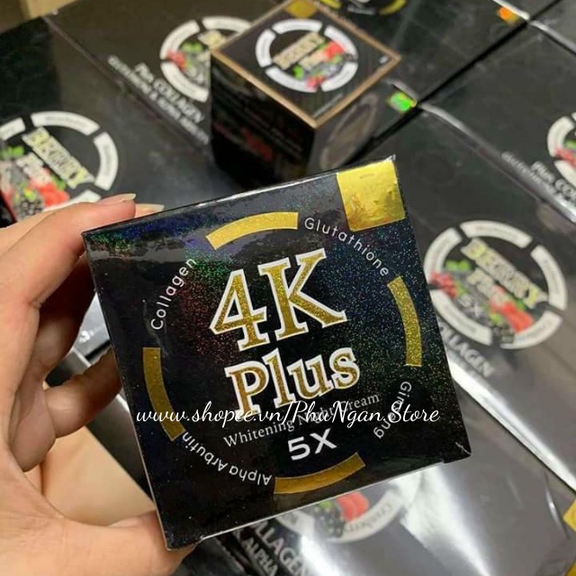 Kem 4k plus và serum vi tảo biển Thái Lan