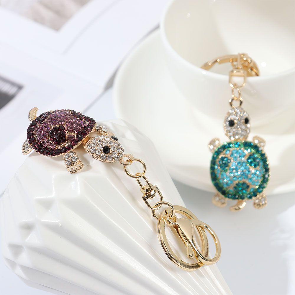 Móc Khóa Hợp Kim Hình Rùa Con Xinh Xắn Thời Trang