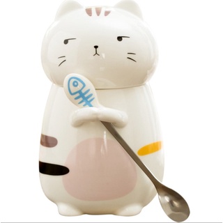 Ly sứ mèo biểu cảm lồi lõm