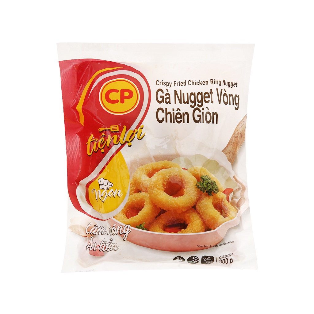 Q10 - Gà nugget vòng chiên giòn gói 300g