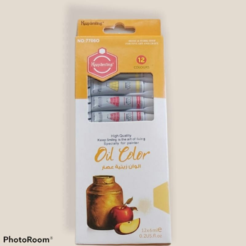 Bộ 12 màu vẽ vải, vẽ kính, oil colors,màu nước, màu acrylic