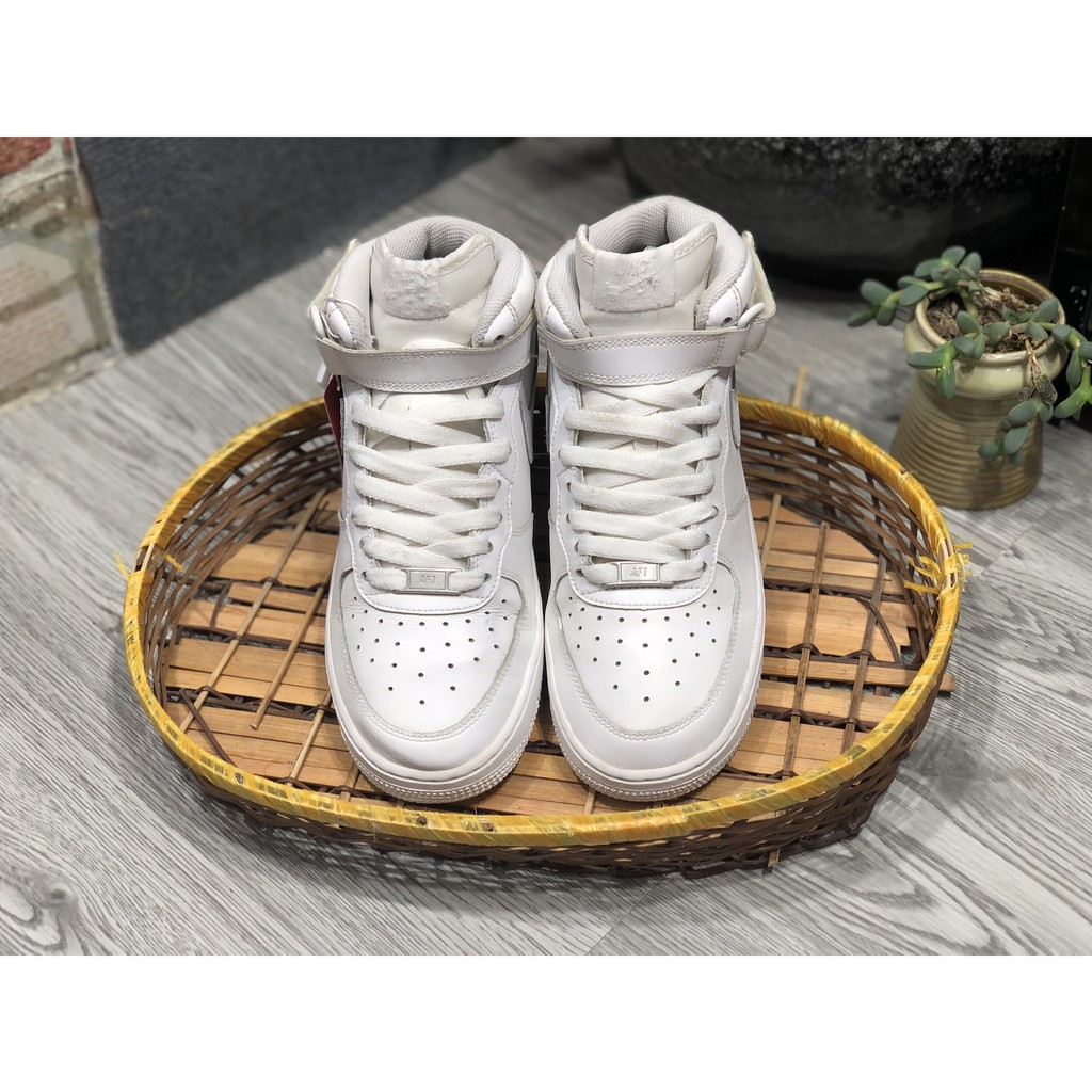 GIÀY NIKE AF1 HIGH WHITE 2HAND