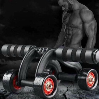 Con lăn tập bụng ab roller and push up bar