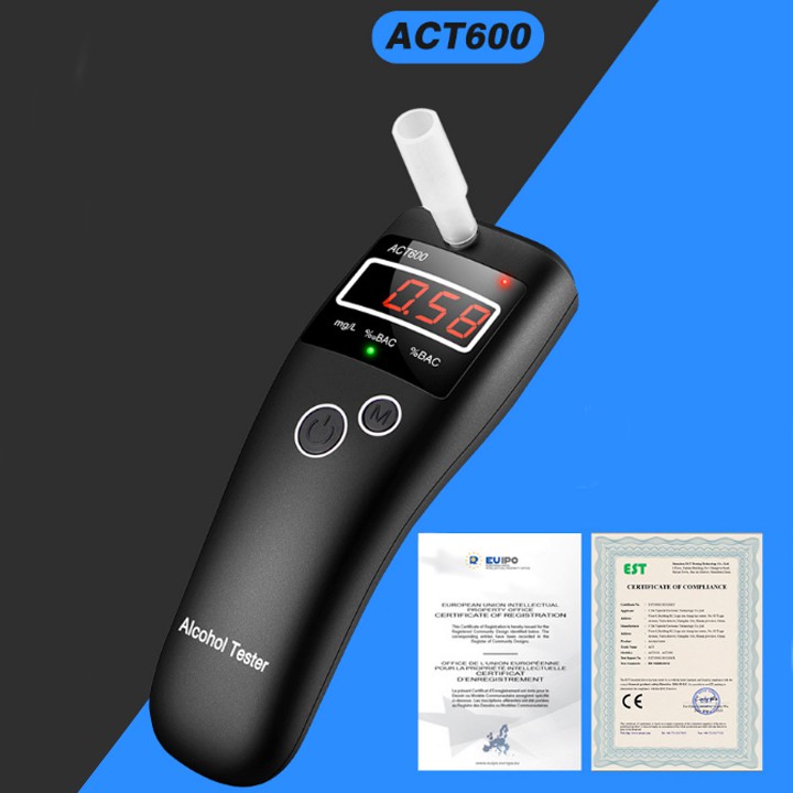 Máy Đo Nồng Độ Cồn Cao Cấp ACT600 - Tiện ích