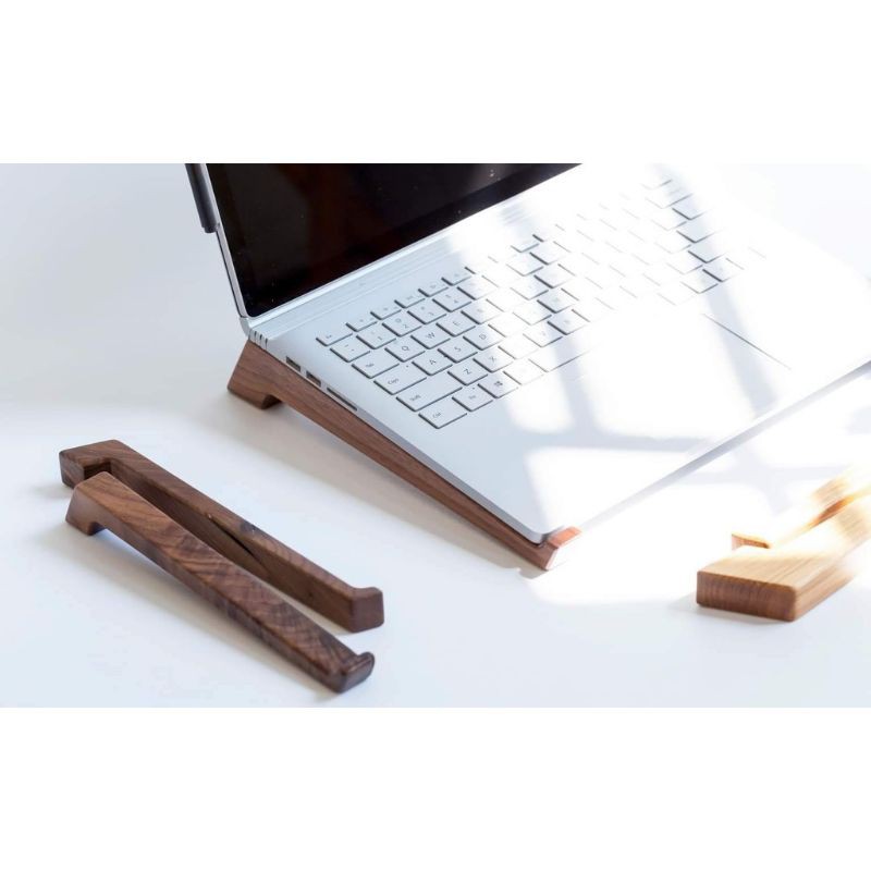 Kệ Đỡ Laptop - Giá Đỡ Laptop Gỗ Phong Cách Tối Giản Tiện Dụng Wooden House.Decor