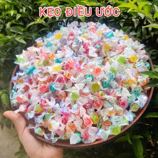 200G Kẹo Điều Ước, Kẹo Kim Cương Hương Vị Trái Cây Mix Vị Nhiều Màu