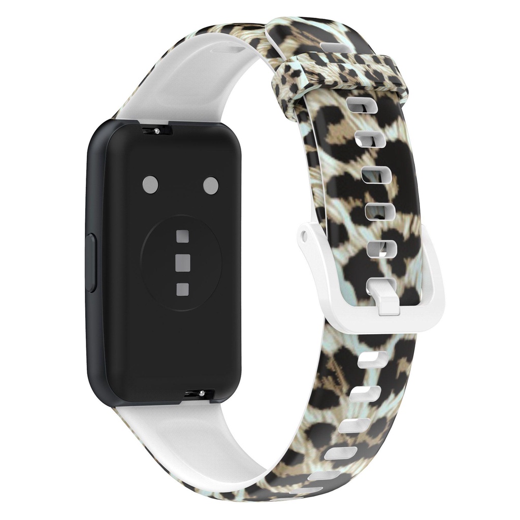 MYRONGVN Dây Đeo Thay Thế Chất Liệu Silicon Màu Trơn Cho Huawei Band 7