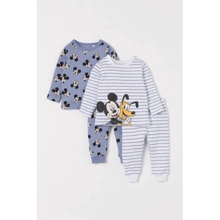 Set 2 bộ dài tay Hm bé trai (Kèm hình thật )