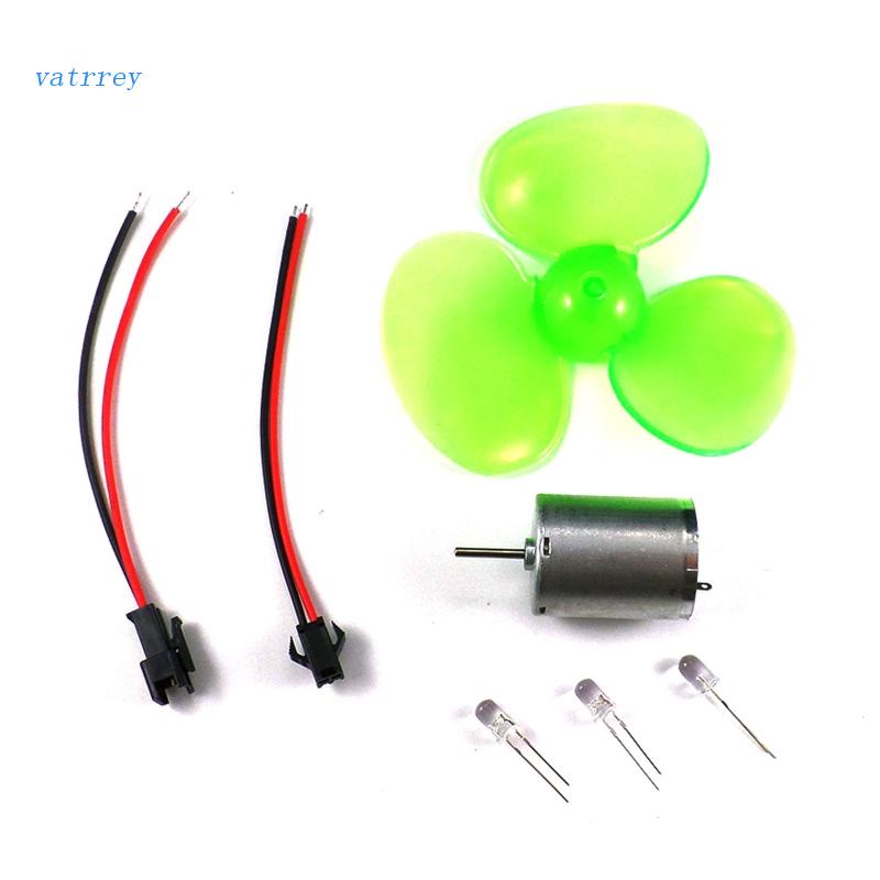 Mô Hình Tua Bin Gió Phát Điện Siêu Nhỏ 90mm / 3.54inch Kèm Cánh Quạt Dùng Dạy Học DIY