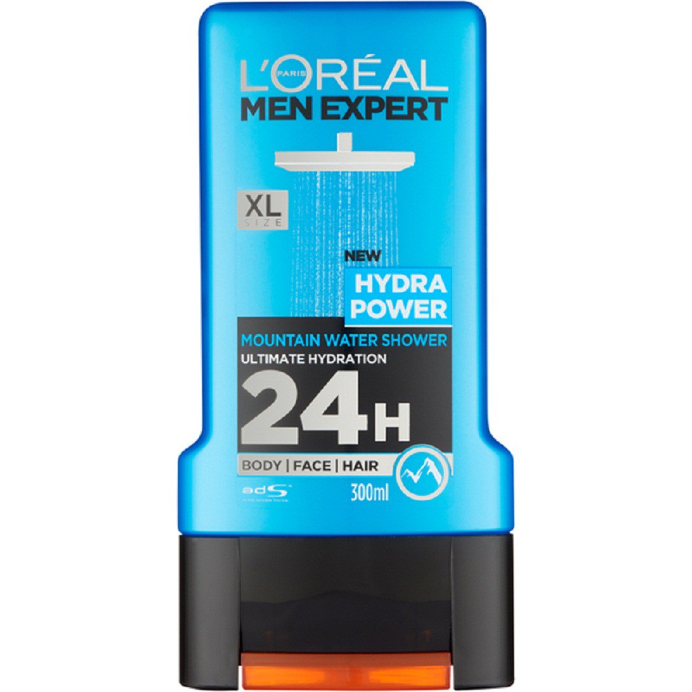 Sữa tắm gội toàn thân Loreal Paris 3in1 for Men 300ml, Hana18 cung cấp hàng 100% chính hãng