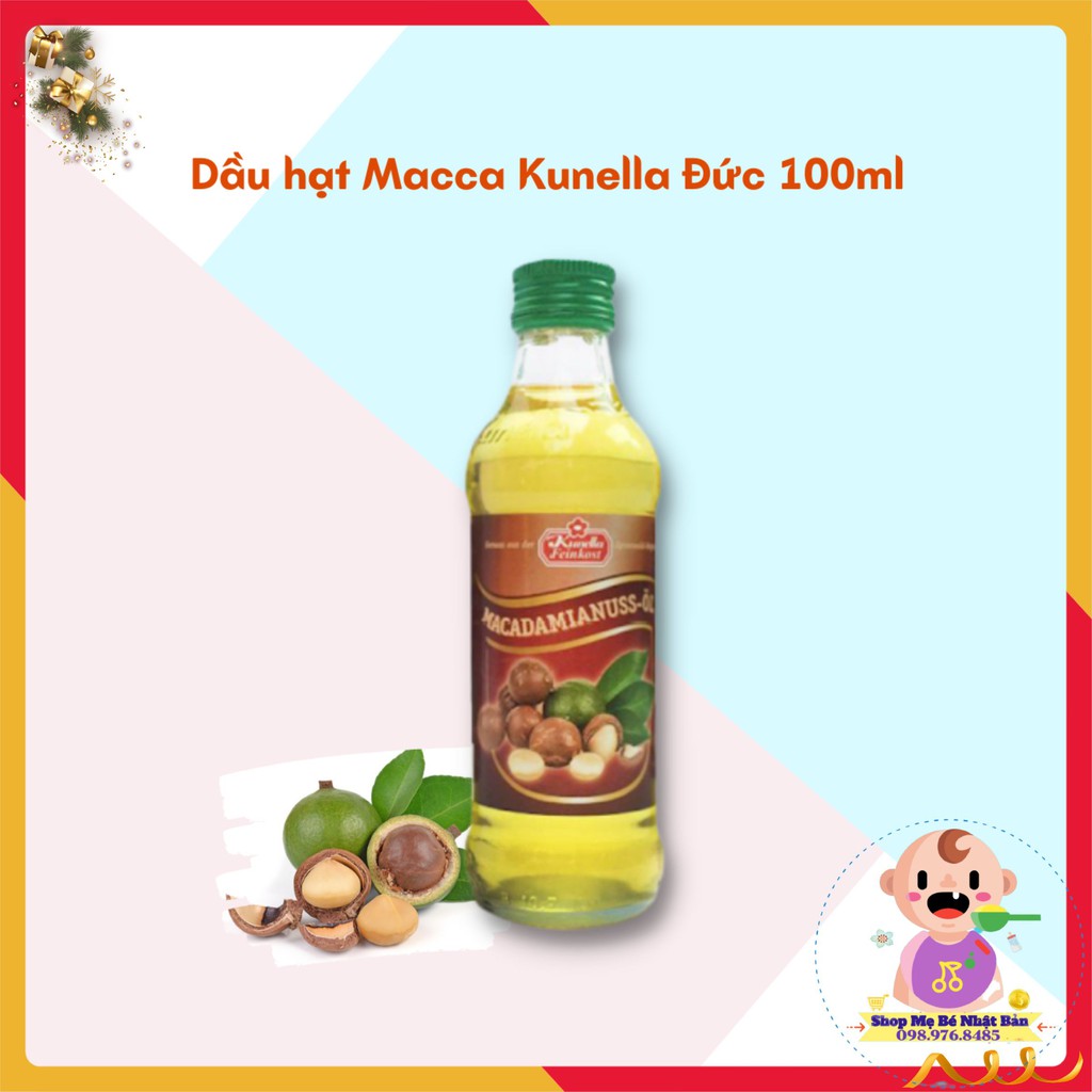 Dầu Hạt Macca Kunella Đức 100ml | Dầu Ăn Dặm Cho Bé