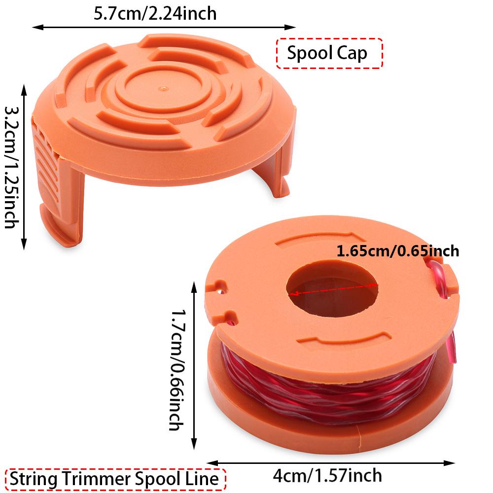 2 Phụ Kiện Đầu Cắt Cỏ Worx WA0010 Tiện Dụng Và Bền