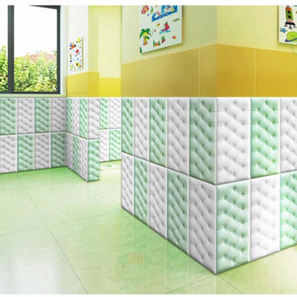 Miếng Dán Tường Bằng Xốp 3D Chống Va Chạm Kích Thước 60 * 30cm Trang Trí Phòng Ngủ / Phòng Khách Cho Bé
