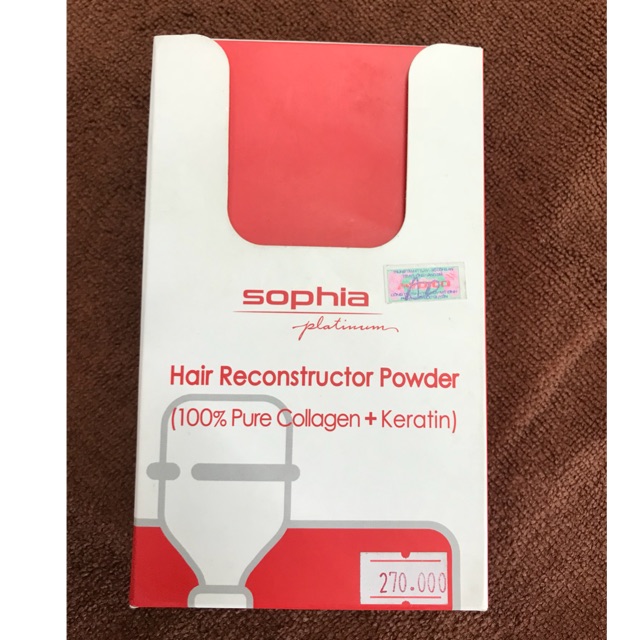 Bột collagen sophia chữa trị tóc nát và hư tổn