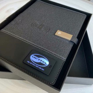 Sổ sạc đa năng có logo led