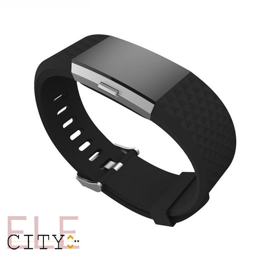 Dây Đeo Đồng Hồ Tpu Mềm 16ele Cho Fitbit Charge 2