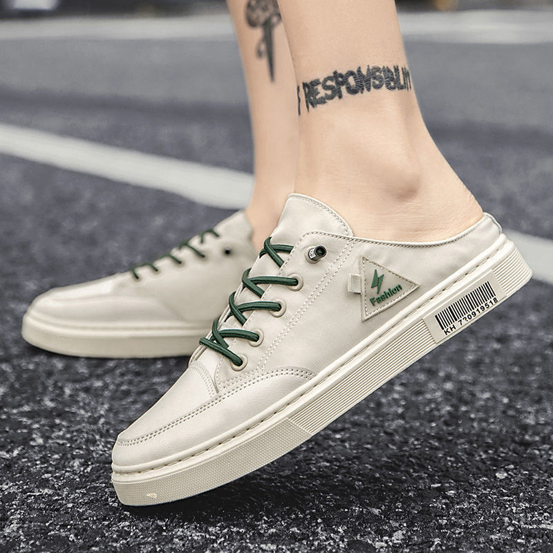 Giày lười hở gót đơn giản cho nam