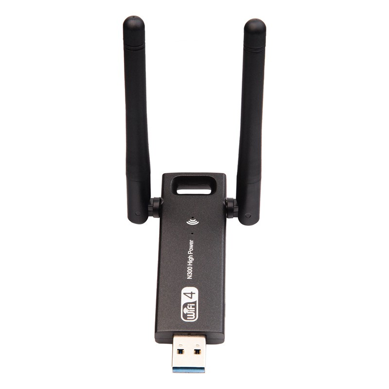 High Power 300Mbps Wifi Dongle Network Card 2.4GHz Wireless USB Wifi LAN Adapter for PC Desktop Laptop