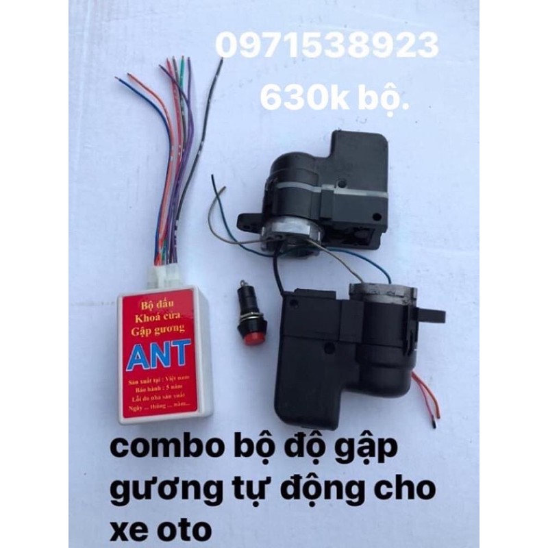 trọn bộ khung xương và motor gập gương cho TOYOTA WIGO & AVANZA 2018-2020