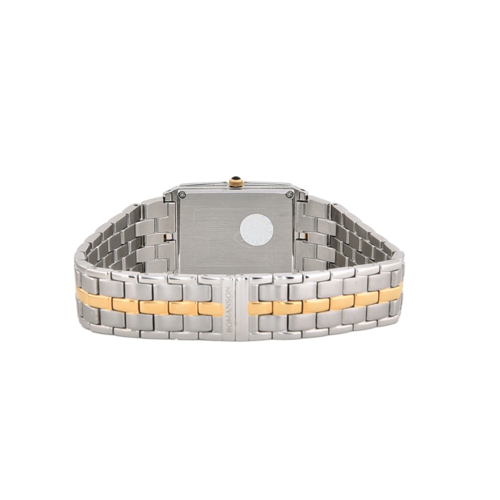 Đồng hồ chính hãng nam Romanson TM8154CMCBK , Chống nước, Có lịch ngày, Máy Thụy Sĩ, Dây thép không gỉ cao cấp