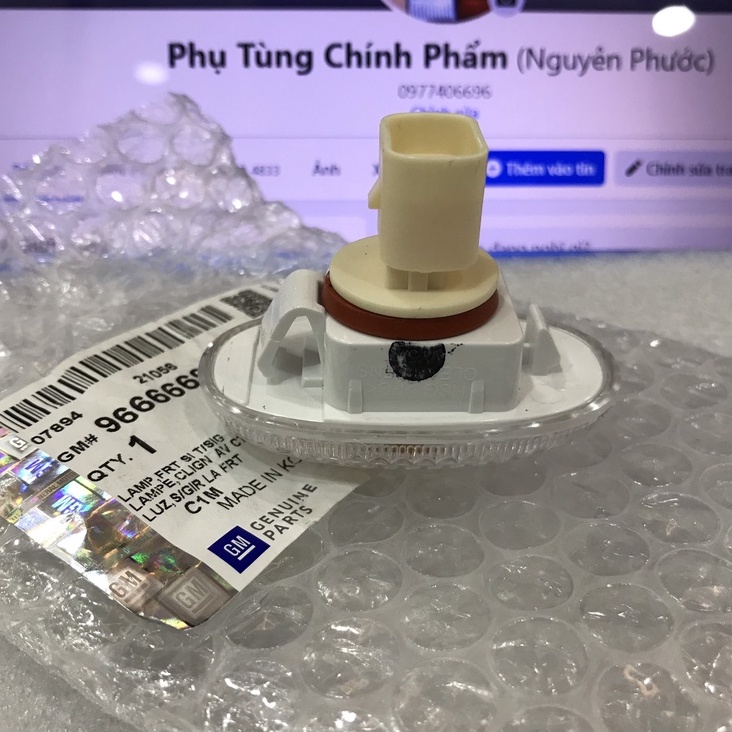 96666694 Đèn xi nhan tai xe màu trắng xịn chính hãng cho hãng xe Deawoo/Chevrolet