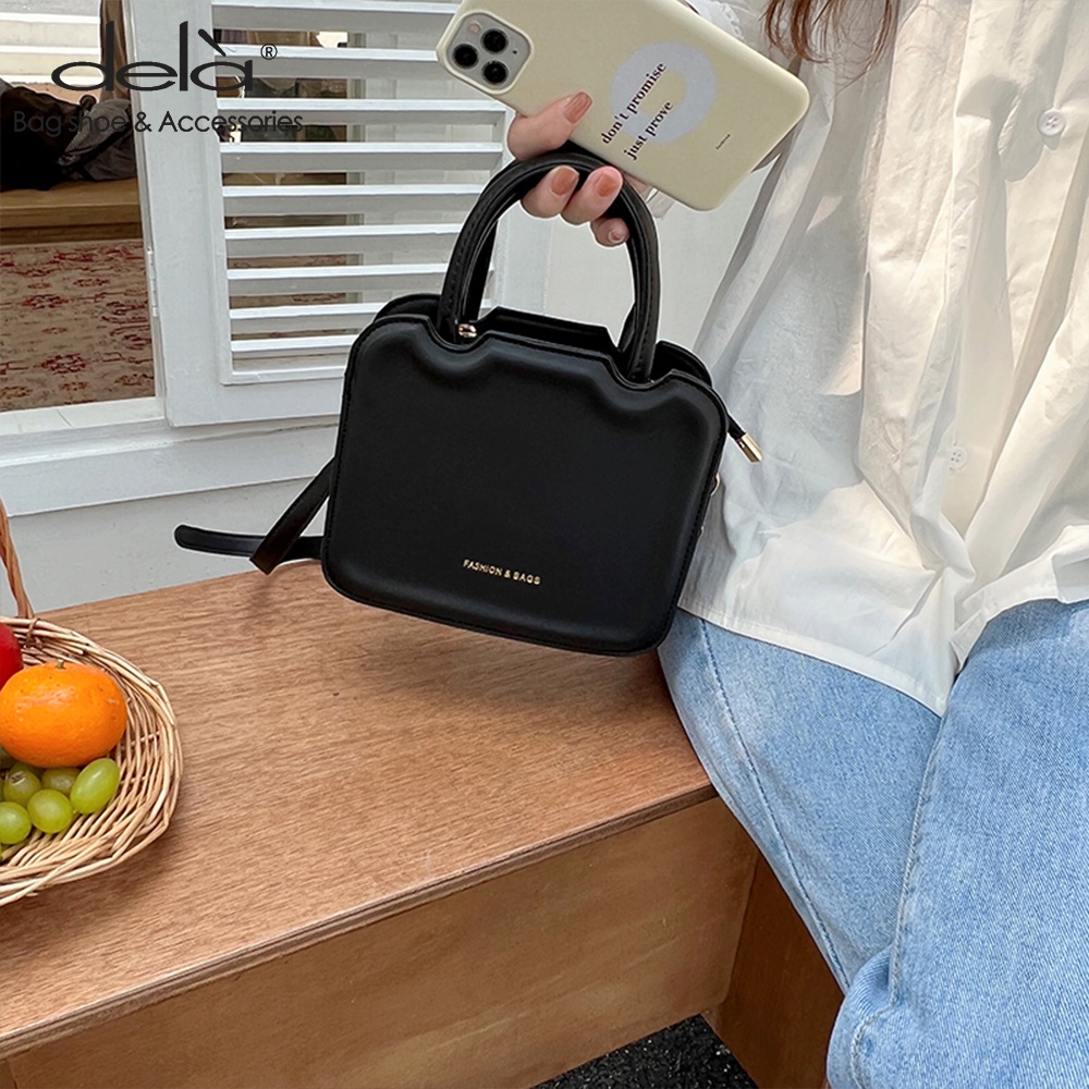 Dela Túi Đeo Vai Hình Vuông Cỡ Nhỏ Kiểu Thời Trang Cho Nữ