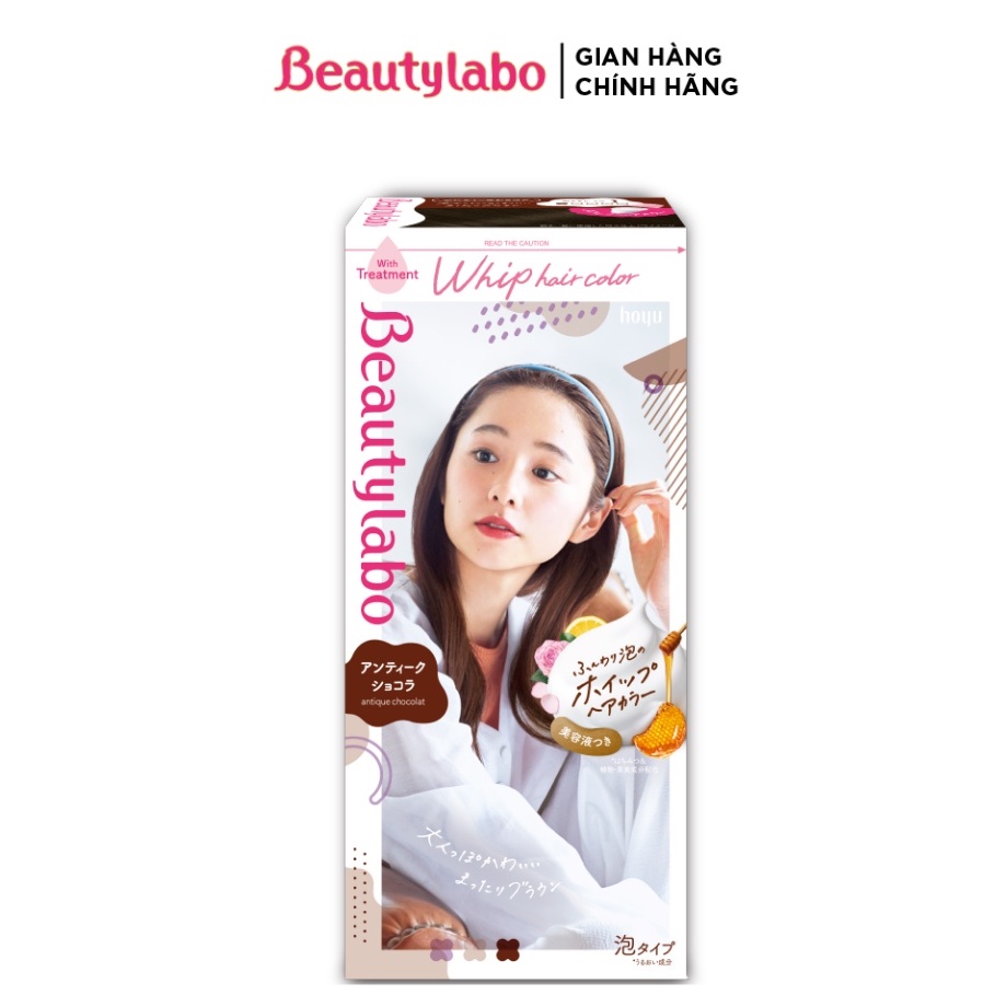 Thuốc nhuộm tóc tại nhà dạng bọt Beautylabo Whip 125ml Whip Hair Color Nhật Bản sắc màu cá tính