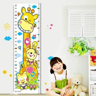 Decan dán tường thước đo chiều cao cho trẻ