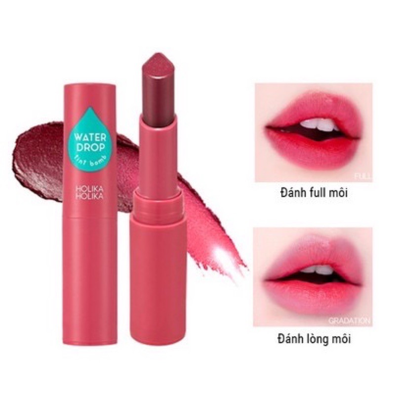 Son tint mát lạnh Holika Holika Water Drop Tint Bomb | BigBuy360 - bigbuy360.vn