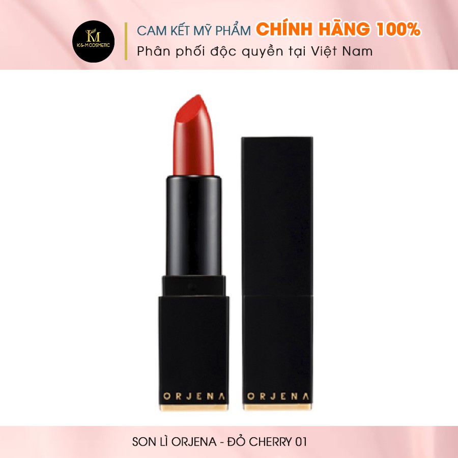 Son Dưỡng ORJENA  Cao Cấp Mềm Mịn Chống Khô Môi - ĐỎ CHERRY 01 3.5g - ORJ1