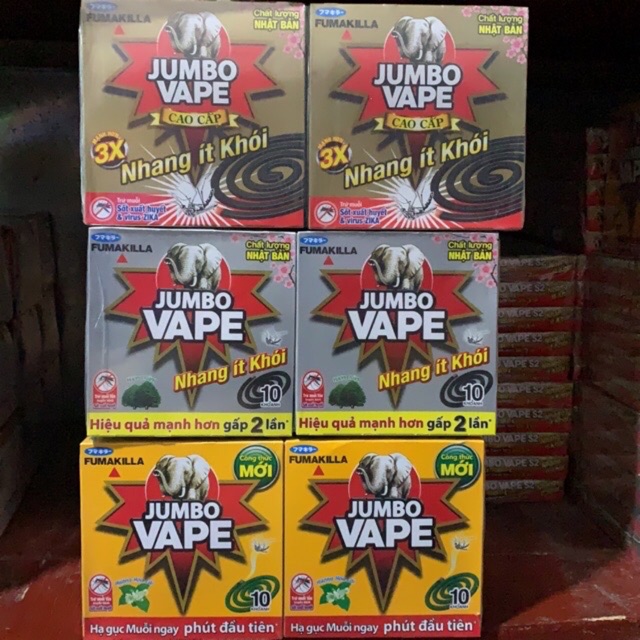 Combo 10 hộp Nhang diệt muỗi Jumbo (10 hộp/1 hộp 10 khoanh)