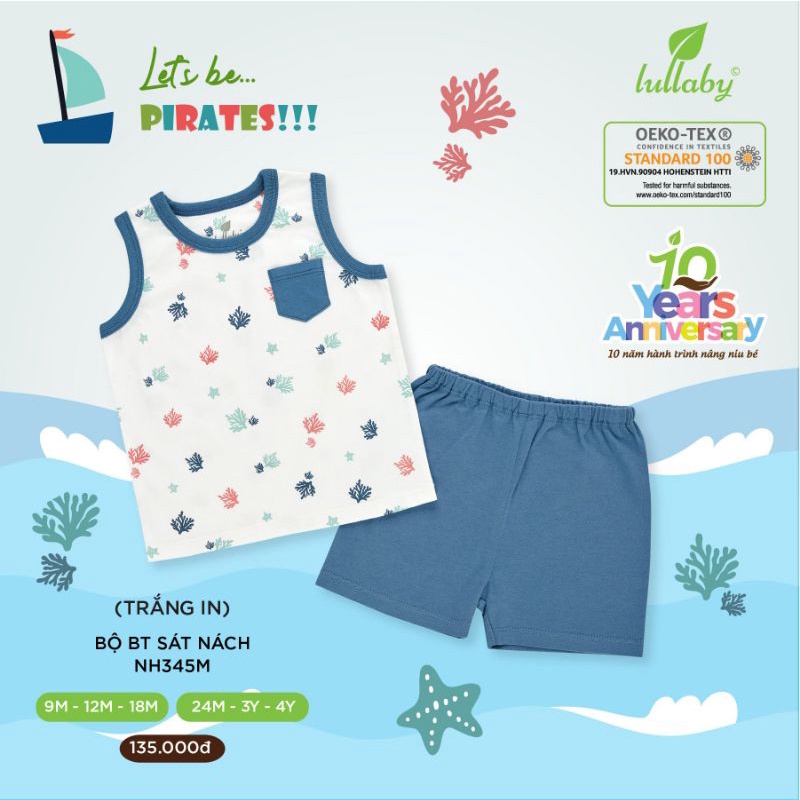 Lullaby - Bộ cánh tiên bé gái, bộ cộc cotton thấm hút mồ hôi cho bé 3m - 4y
