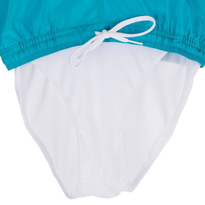 Quần short lướt ván ngang đùi Decathlon OLAIAN 100 cho thiếu niên màu xanh dương size 12 Tuổi