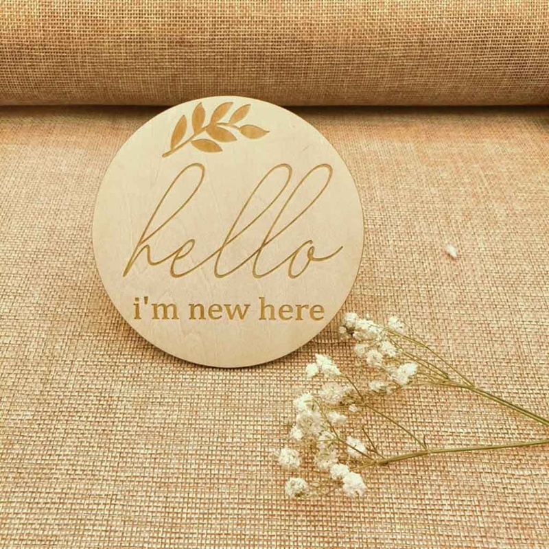 Set 14 Thẻ Đánh Dấu Cột Mốc Phát Triển Theo Tháng Làm Kỷ Niệm Cho Bé Sơ Sinh