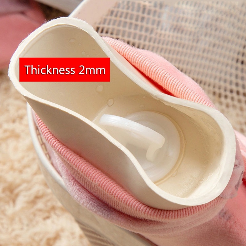 Túi Chườm Nóng 1000ml Bằng Cao Su Bọc Lông Mềm Mại Giảm Đau