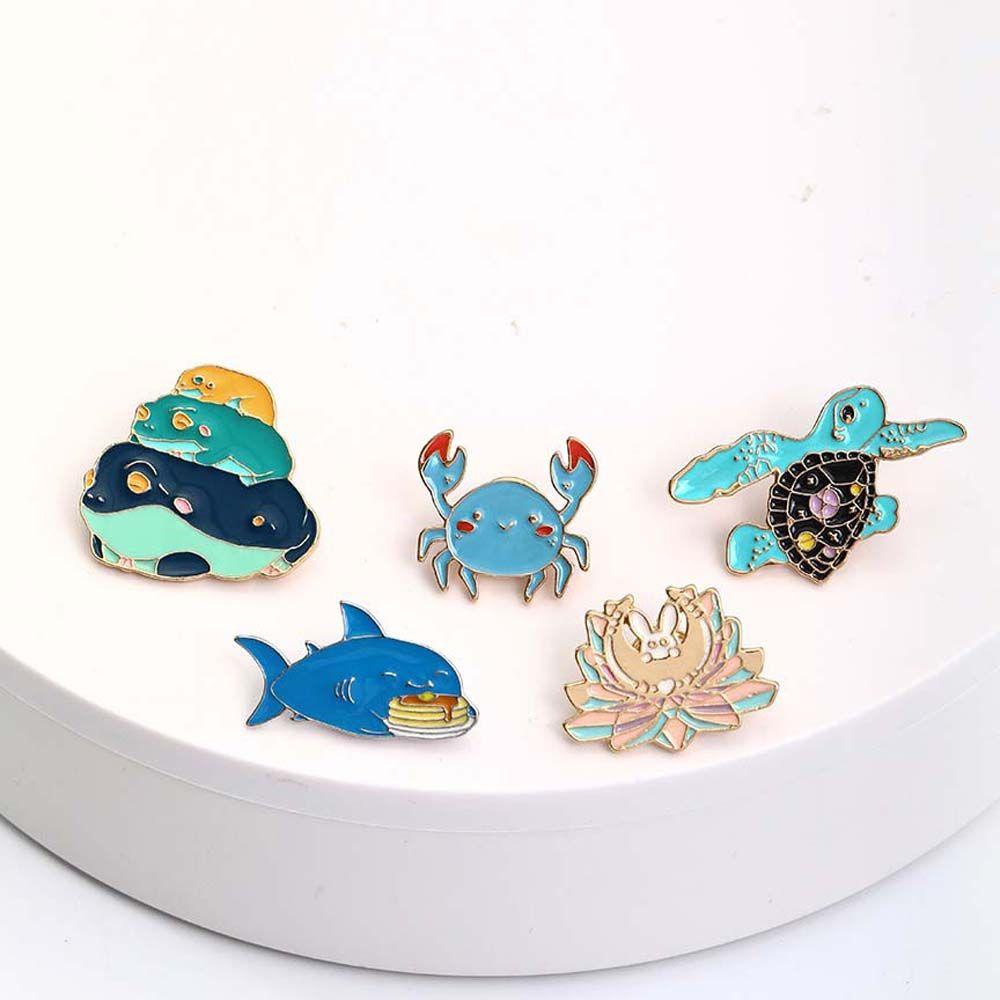 Ghim Cài Áo Hình Nhím / Khủng Long / Dâu Tây VANES1 Tráng Men Cho Nam Và Nữ