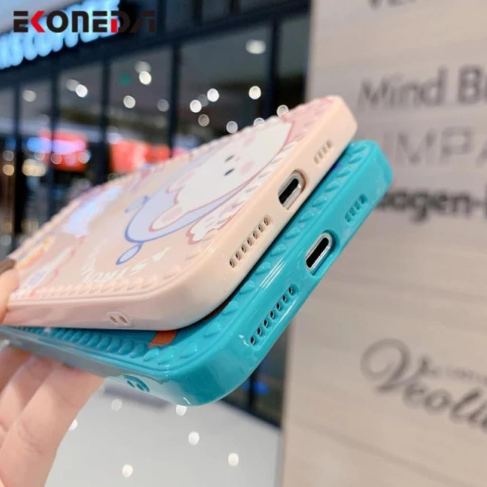 [ Hàng mới cực hot ] Ốp lưng viền tim nổi iphone 6plus 7plus 8 plus xs max 11 pro max 12 12 pro max