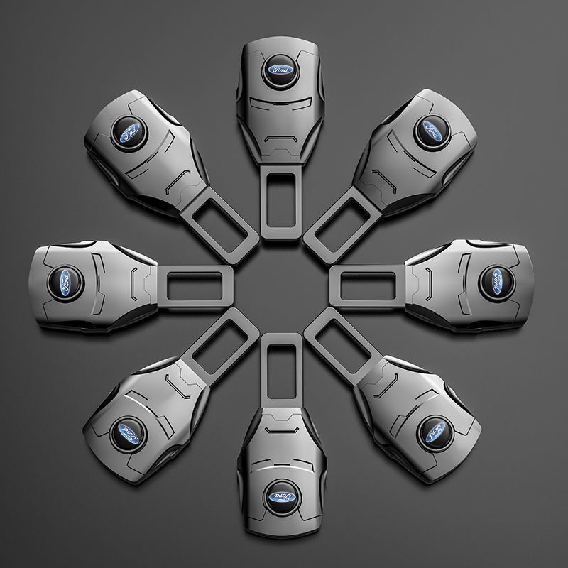 1 / 2 Chốt Khóa Dây An Toàn Cho Xe Hơi Ford Fiesta Ranger T6 / T7 / T8 Focus