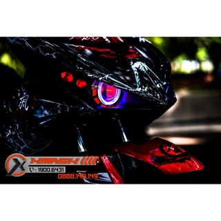 Decal Tem Trùm Xe Exciter 150 Mẫu Samurai Đen