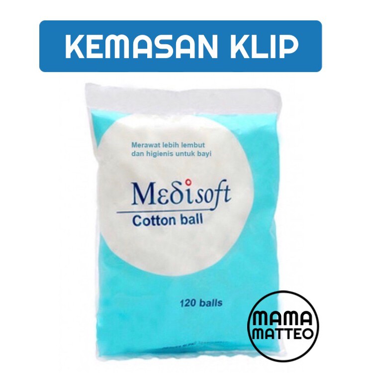 Set 120 Quả Cầu Cotton 75gram Màu Xanh Dương