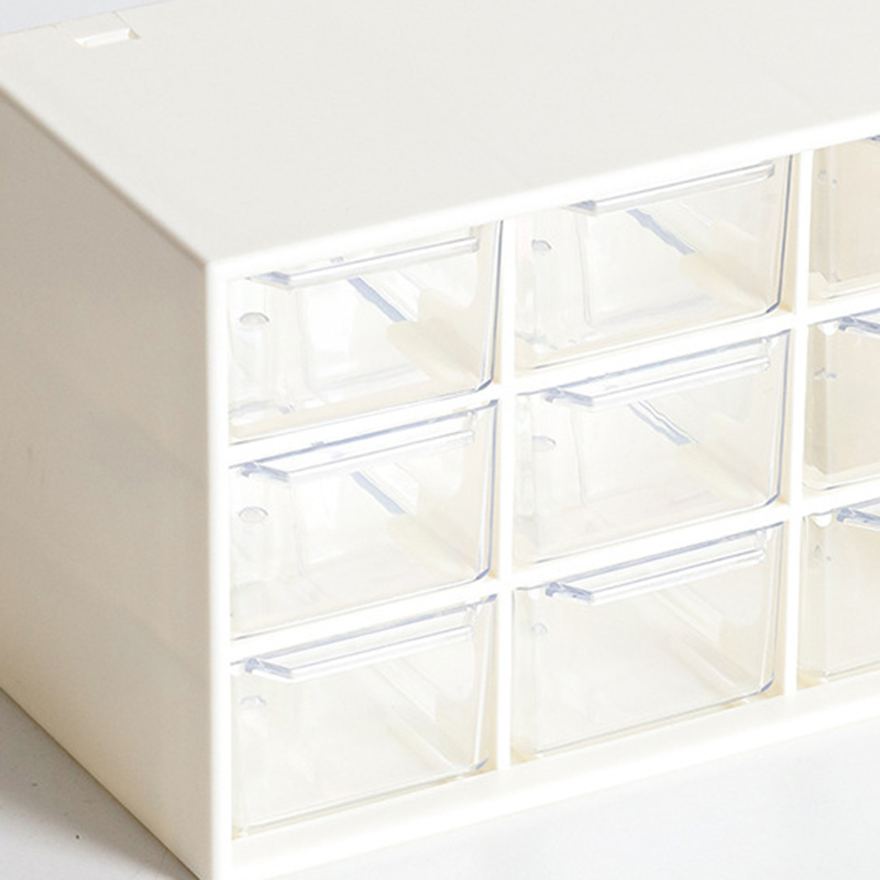 Hộp Nhựa Trong Suốt 9 Ngăn Đựng Đồ Tiện Dụng