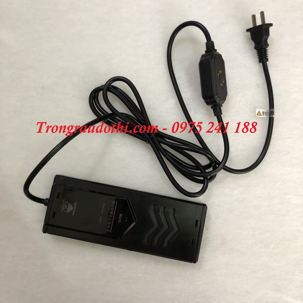 Máy sưởi bể cá Hakawin AT-800 tích hợp nhiệt kế, điều chỉnh nhiệt độ bên ngoài siêu sịn sò, lại tiết kiệm điện 30%