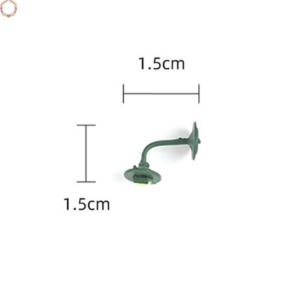 [Cảnh] 10 Mẫu Bàn Cát Trang Trí Đèn Tường LED Một Đường Ánh Sáng Trắng Ấm Màu Xanh Lá Cây 1:87