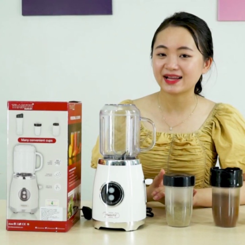 Máy Xay Đa Năng Masuto Blender Xay Sinh Tố , Xay Đồ Ăn Dặm , Xay Thực Phẩm Healthy Công Nghệ Nhật Bản
