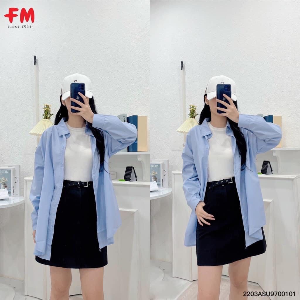 [Ảnh thật/Sẵn] Áo sơ mi trơn dài tay form rộng nhiều màu ulzzang