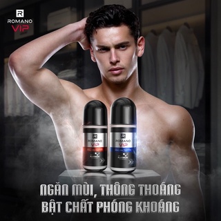 Lăn Khử Mùi Cao Cấp Romano Vip  50ml